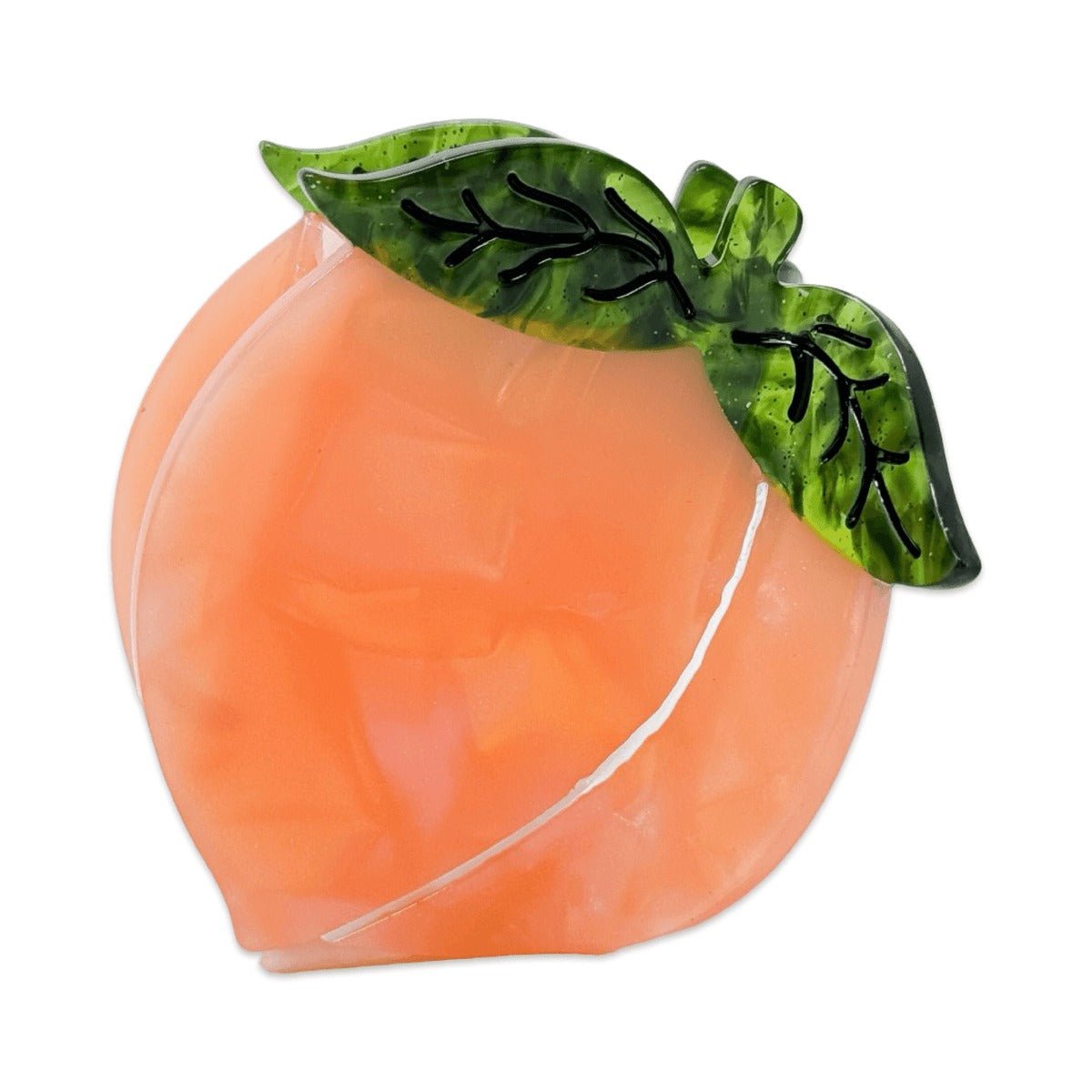 Midi Peach Hair Claw Clip - HAIR - JENNY LEMONS