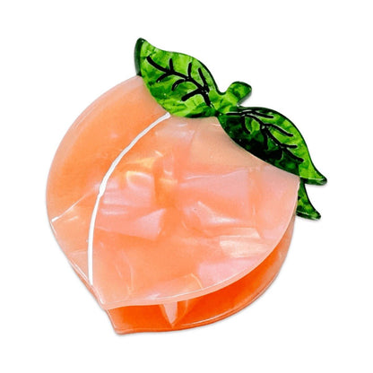 Midi Peach Hair Claw Clip - HAIR - JENNY LEMONS