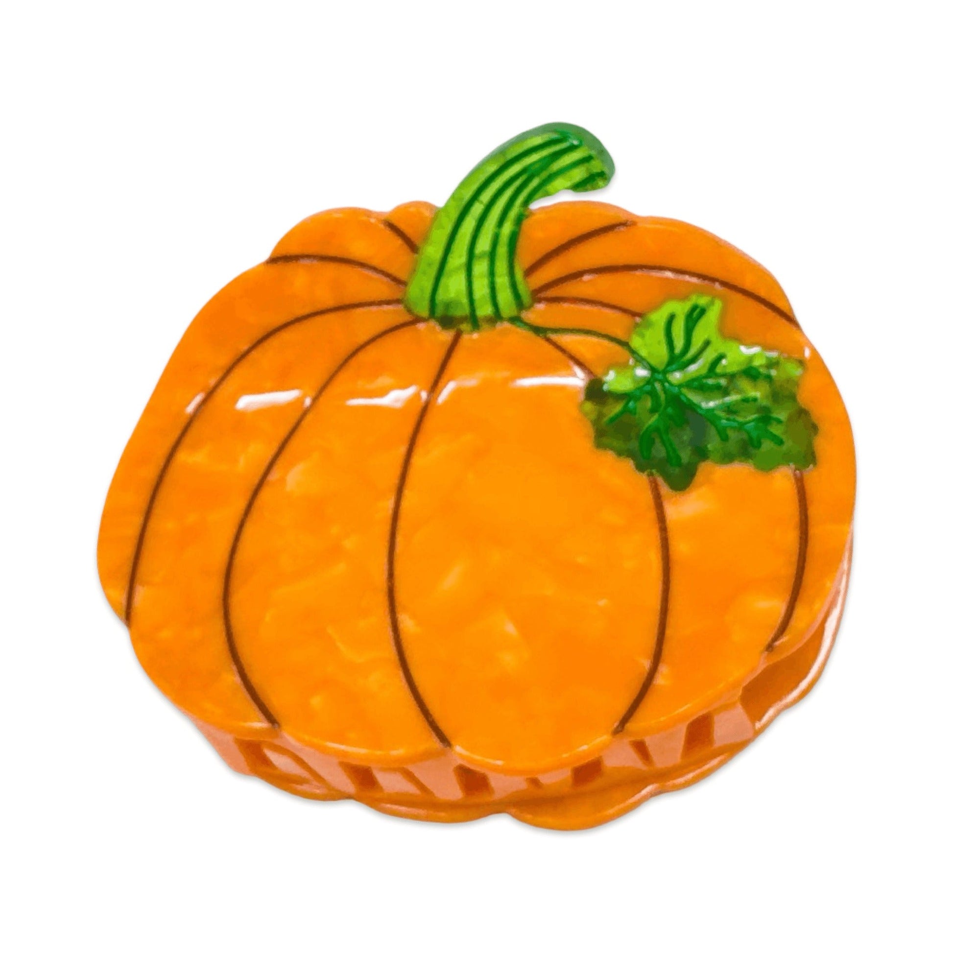 Midi Pumpkin Hair Claw Clip - HAIR - JENNY LEMONS