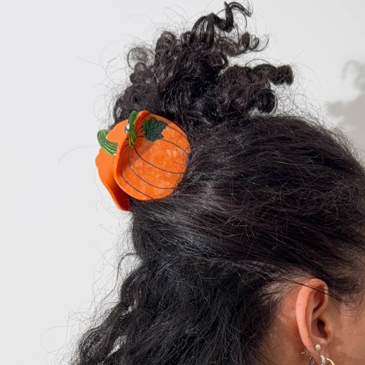 Midi Pumpkin Hair Claw Clip - HAIR - JENNY LEMONS