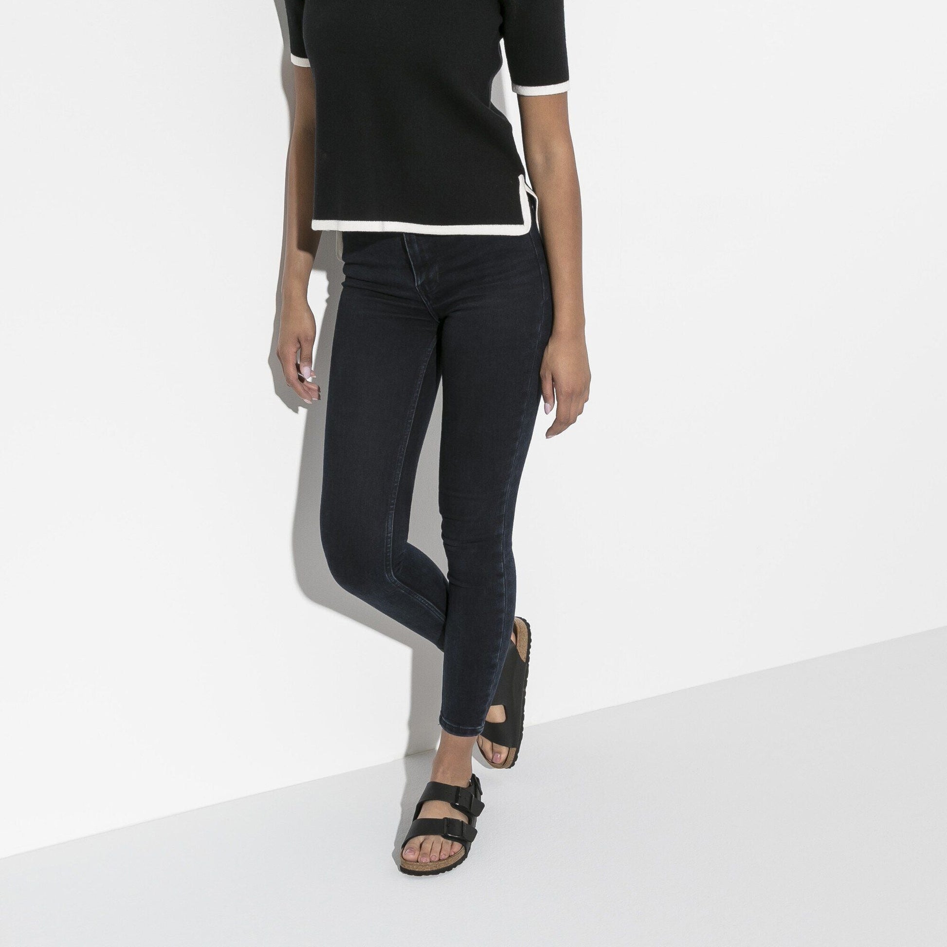 Milano | Birko - Flor | Black - sandals - Birkenstock