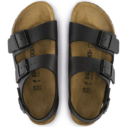 Milano | Birko - Flor | Black - sandals - Birkenstock