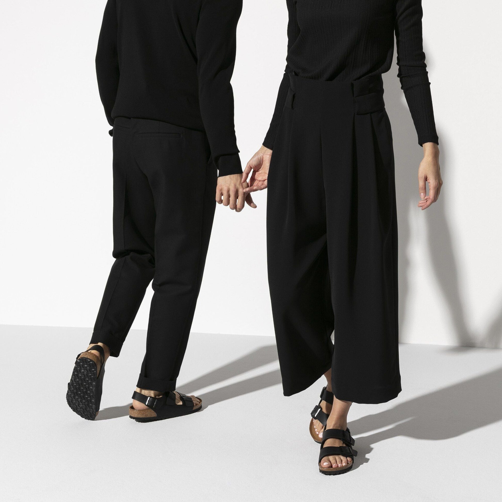 Milano | Birko - Flor | Black - sandals - Birkenstock