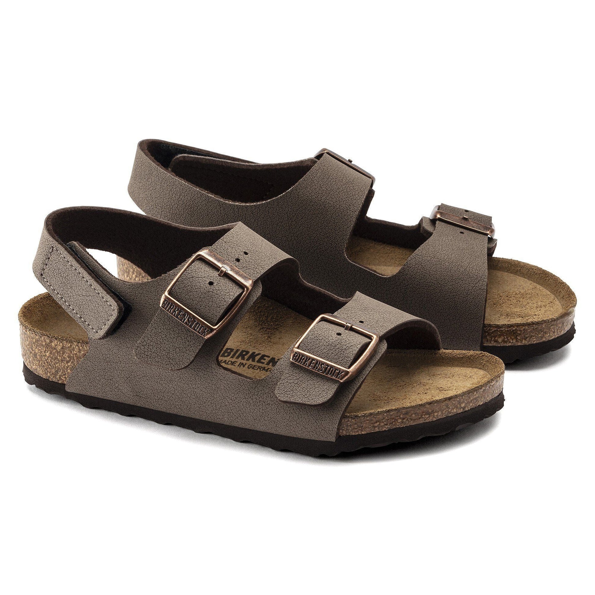 Milano HL | Kids | Birkibuc | Mocha - sandals - Birkenstock