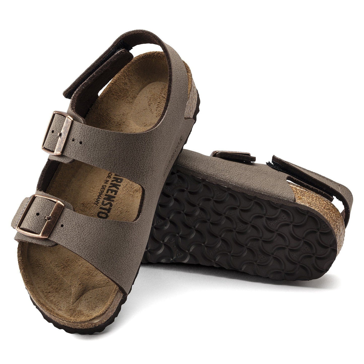 Milano HL | Kids | Birkibuc | Mocha - sandals - Birkenstock
