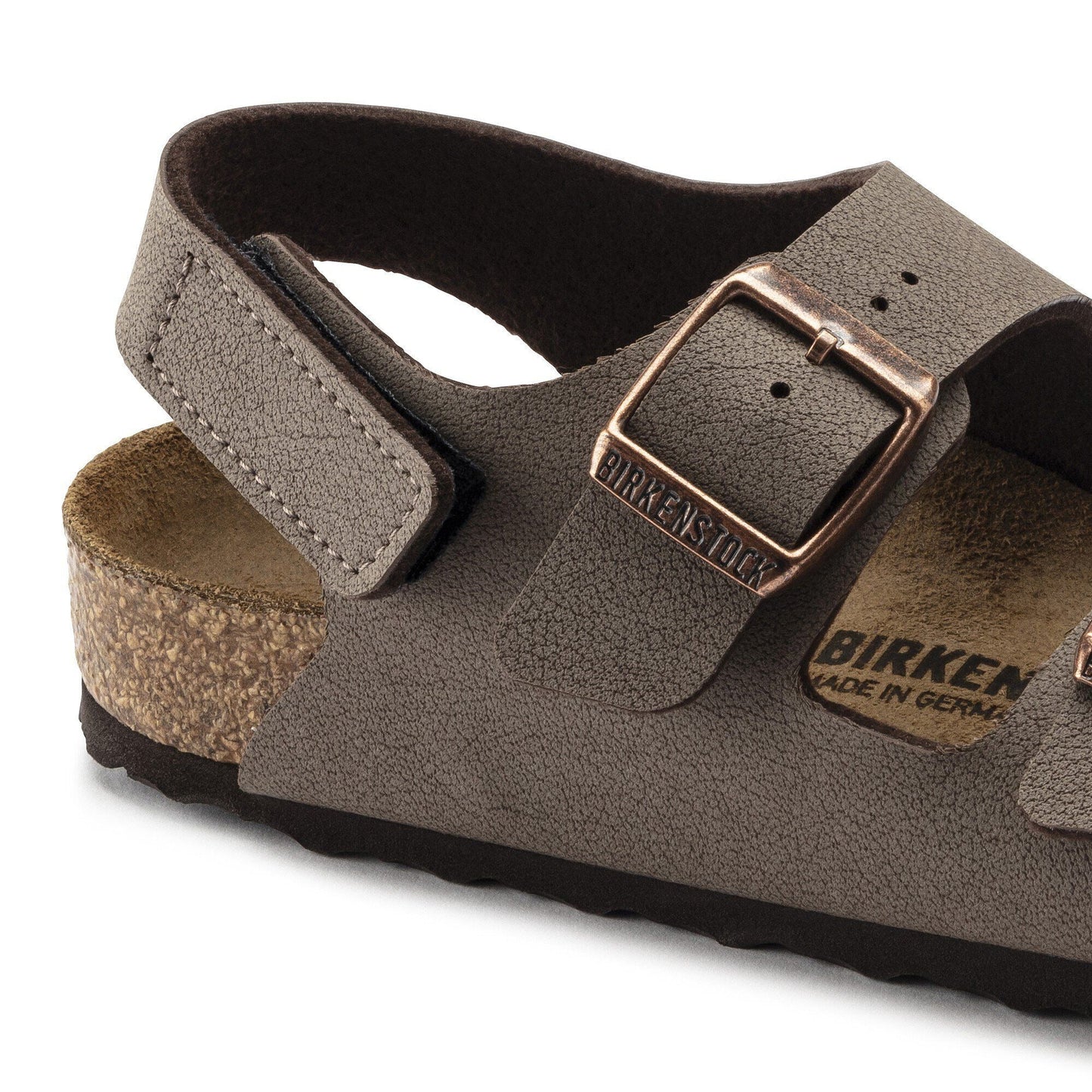 Milano HL | Kids | Birkibuc | Mocha - sandals - Birkenstock