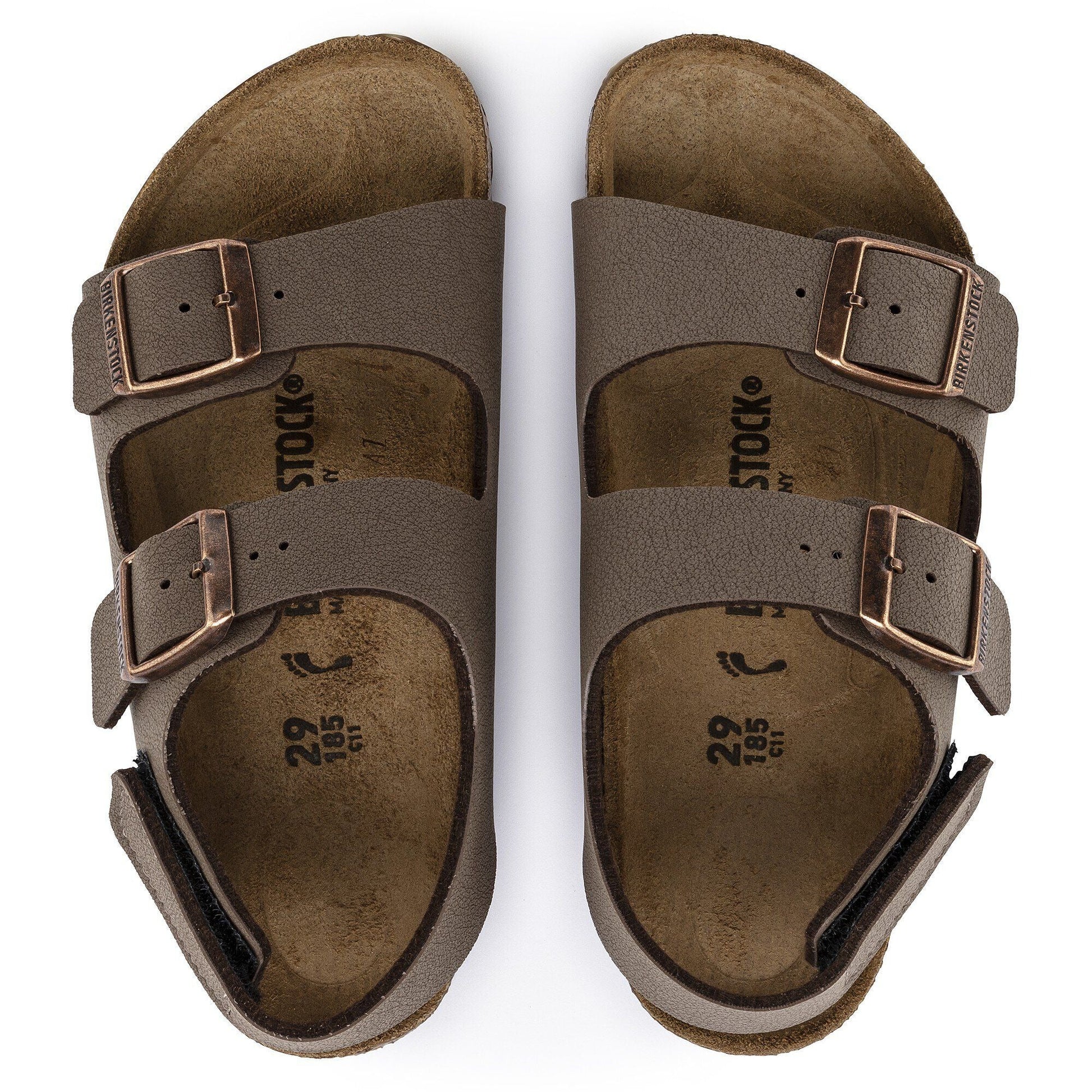 Milano HL | Kids | Birkibuc | Mocha - sandals - Birkenstock