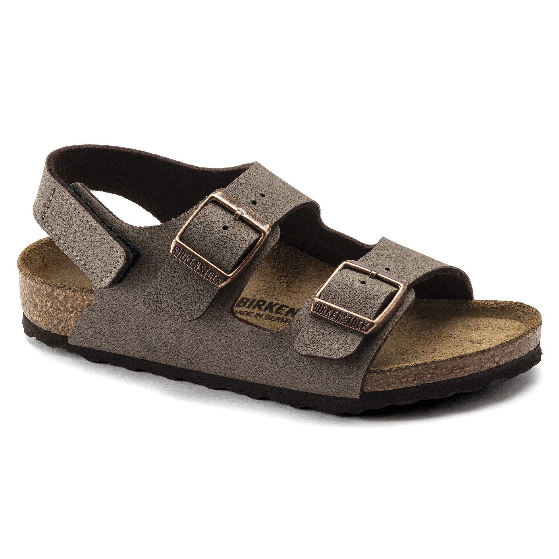 Milano HL | Kids | Birkibuc | Mocha - sandals - Birkenstock