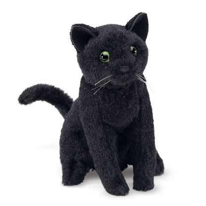 Mini Black Cat Puppet - TOY - FOLKMANIS