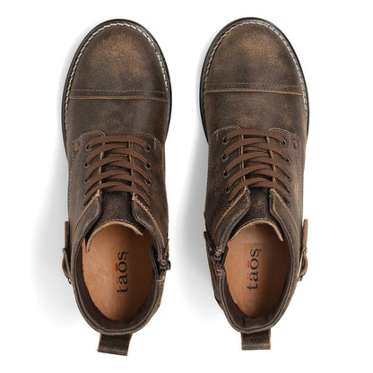 Mini Crave | Leather | Brown Distressed - Boot - Taos