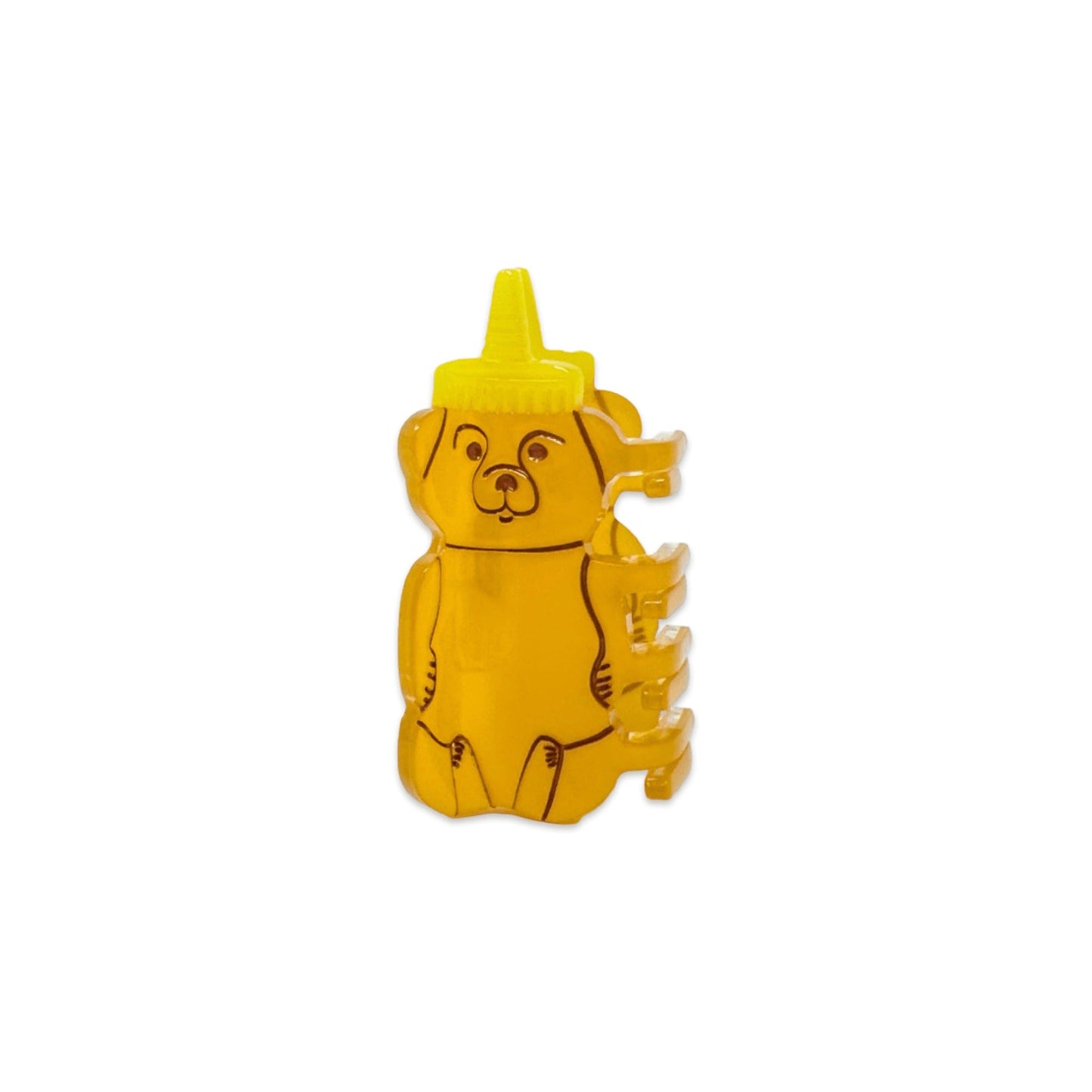 Mini Honey Bear Hair Claw Clip - HAIR - JENNY LEMONS