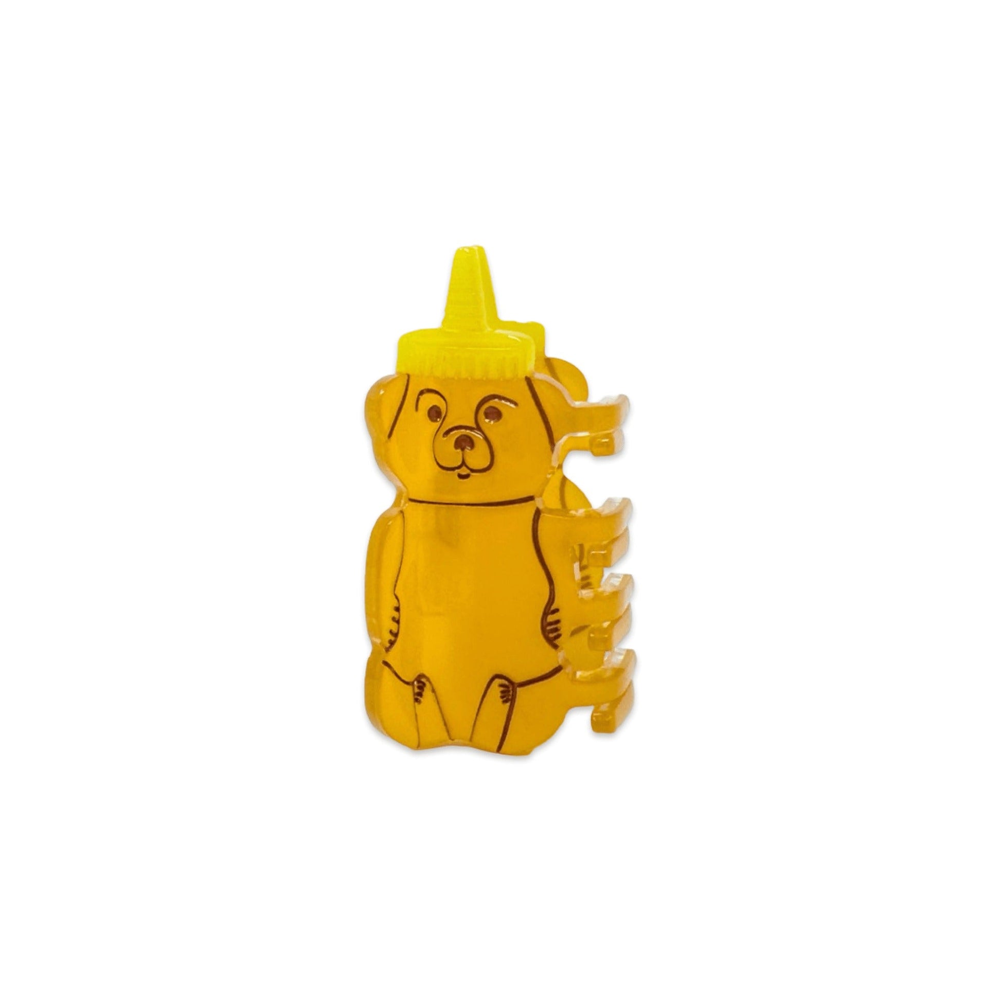 Mini Honey Bear Hair Claw Clip - HAIR - JENNY LEMONS