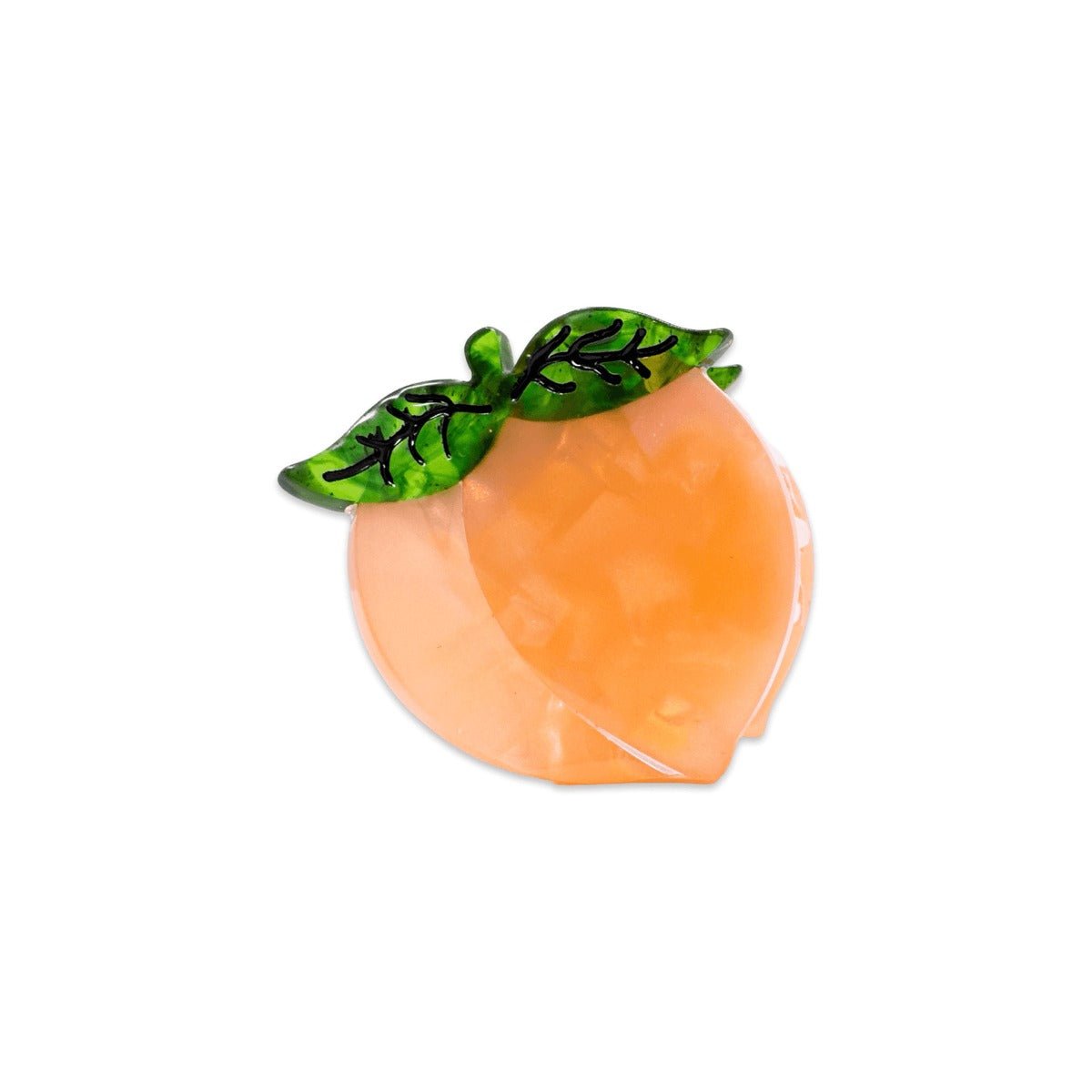 Mini Peach Hair Claw Clip - HAIR - JENNY LEMONS