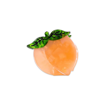 Mini Peach Hair Claw Clip - HAIR - JENNY LEMONS