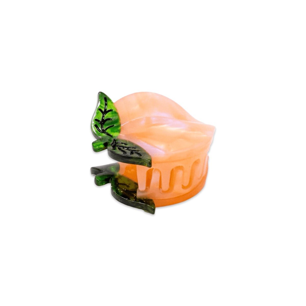 Mini Peach Hair Claw Clip - HAIR - JENNY LEMONS