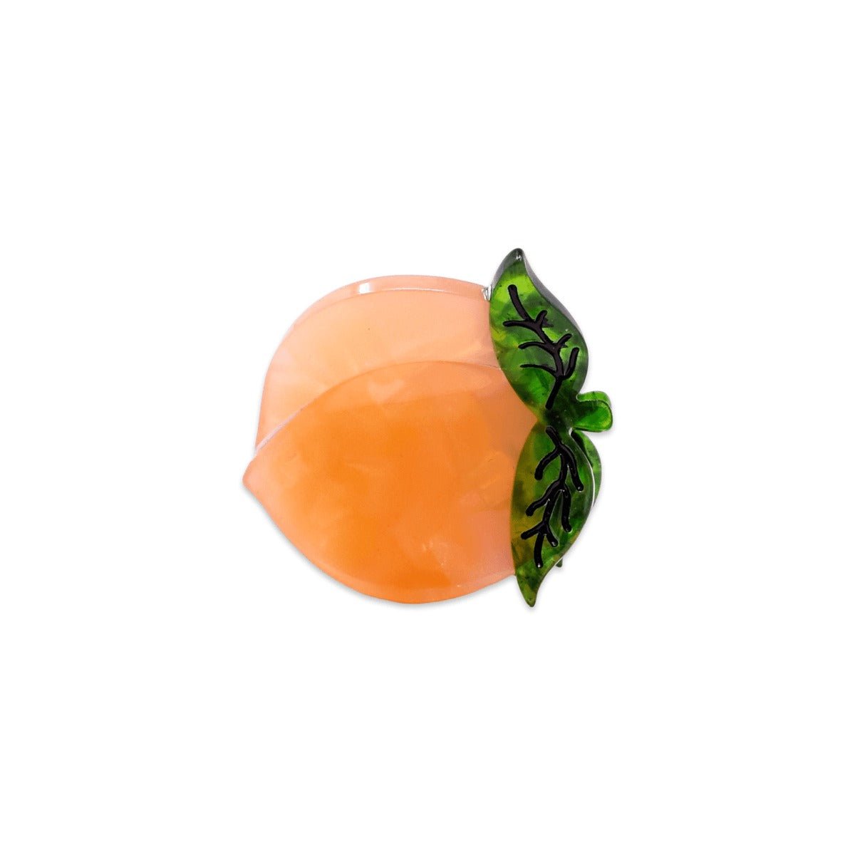 Mini Peach Hair Claw Clip - HAIR - JENNY LEMONS