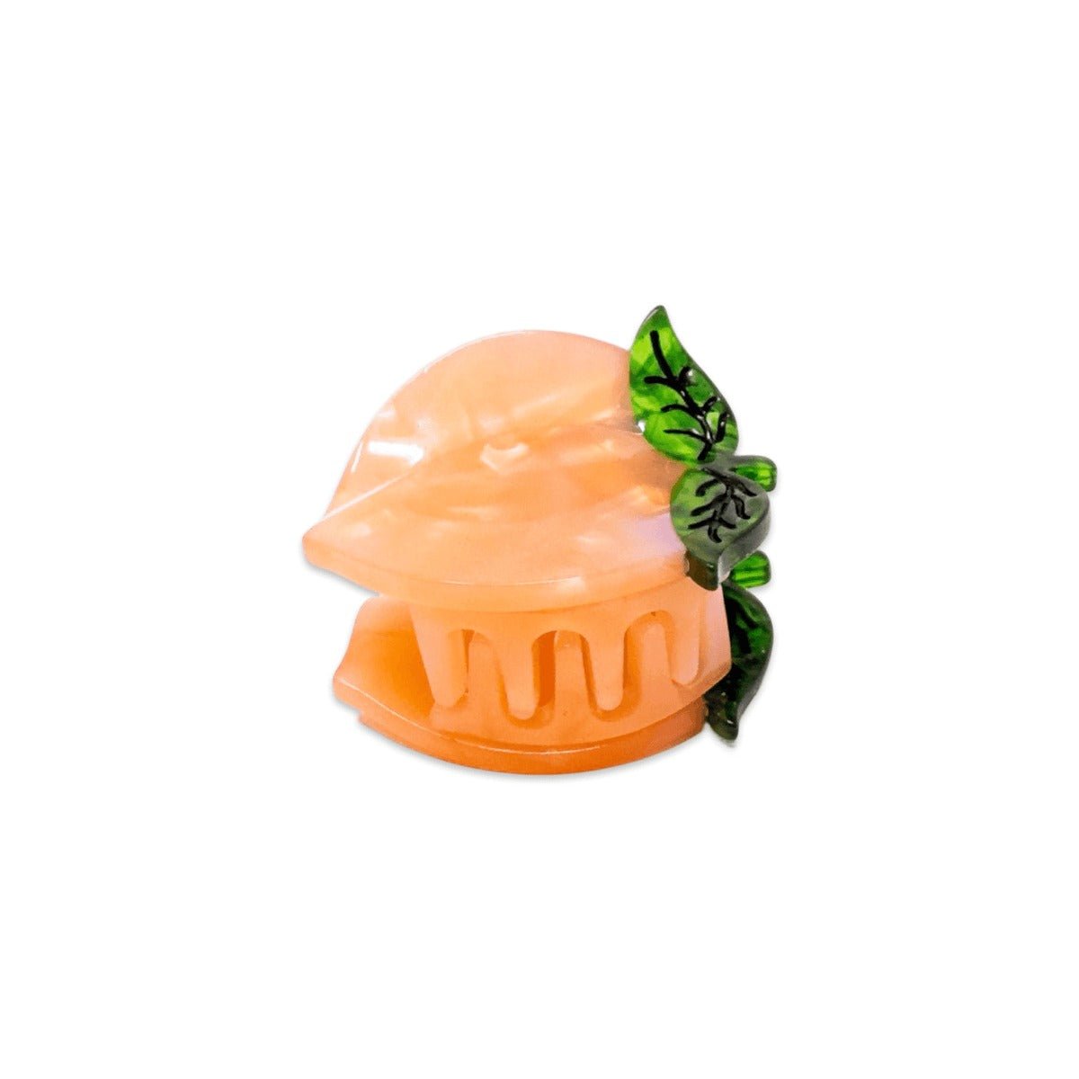 Mini Peach Hair Claw Clip - HAIR - JENNY LEMONS