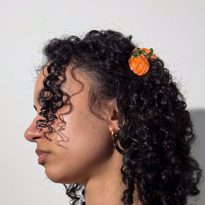 Mini Pumpkin Hair Claw Clip - HAIR - JENNY LEMONS