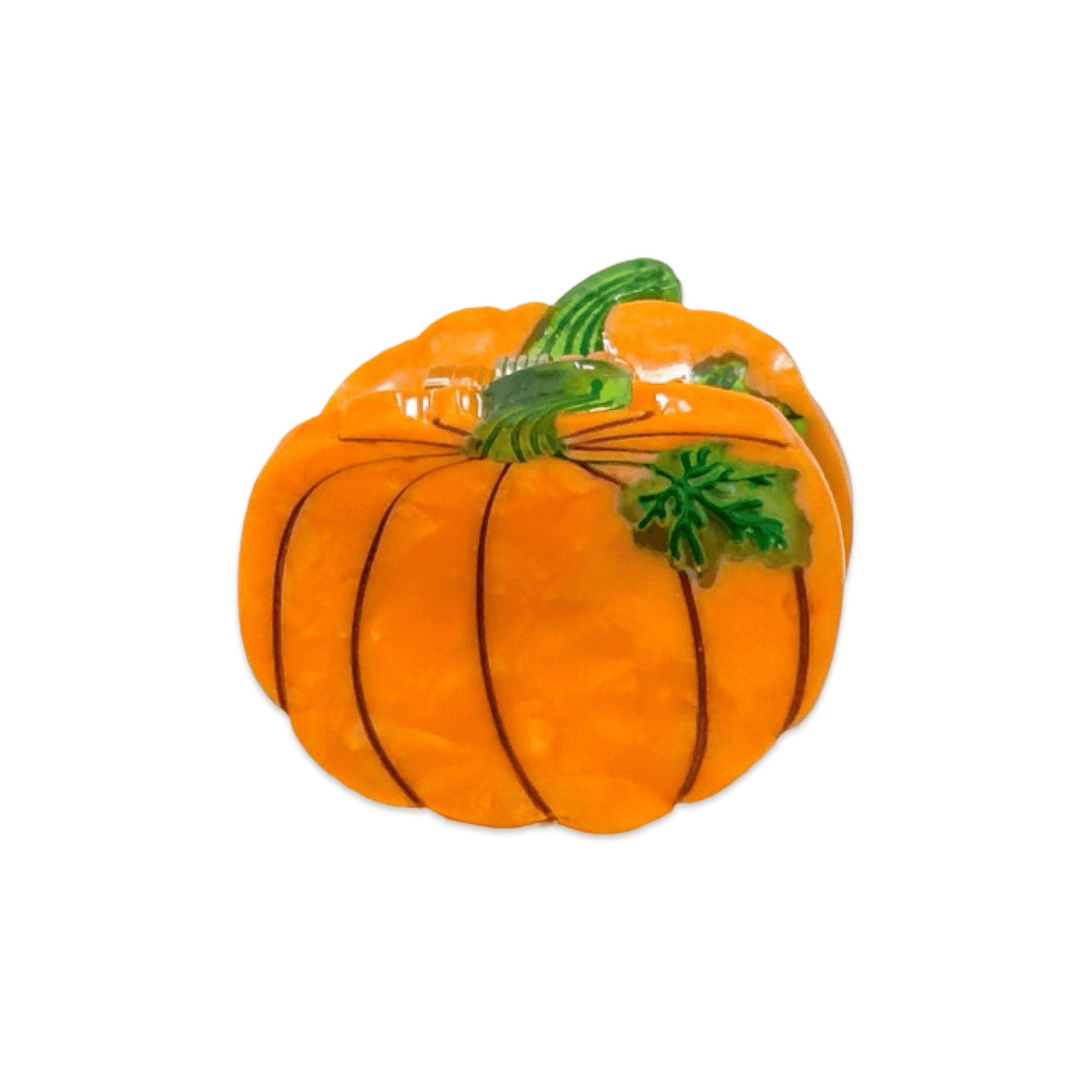 Mini Pumpkin Hair Claw Clip - HAIR - JENNY LEMONS