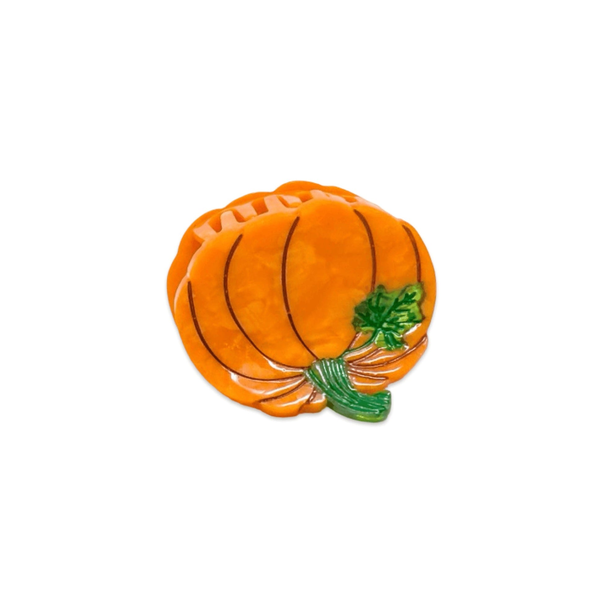 Mini Pumpkin Hair Claw Clip - HAIR - JENNY LEMONS