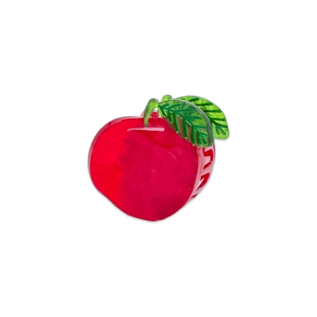 Mini Red Apple Hair Claw Clip - HAIR - JENNY LEMONS