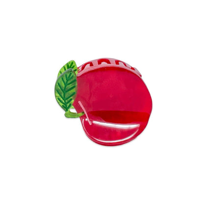 Mini Red Apple Hair Claw Clip - HAIR - JENNY LEMONS