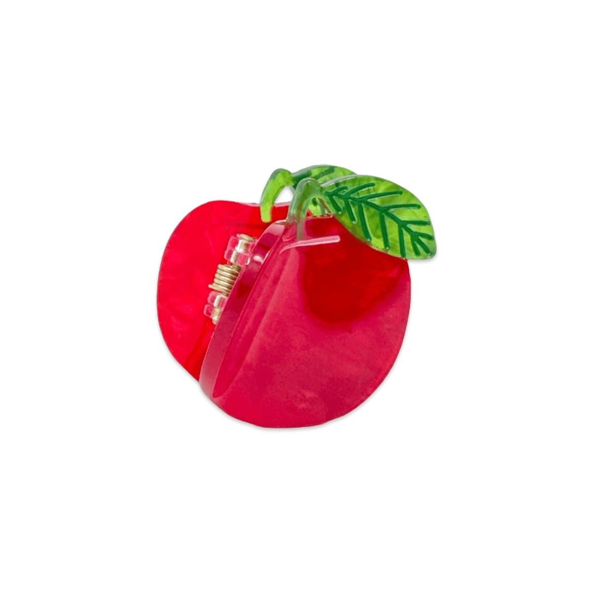 Mini Red Apple Hair Claw Clip - HAIR - JENNY LEMONS