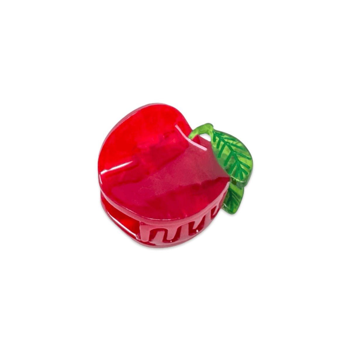 Mini Red Apple Hair Claw Clip - HAIR - JENNY LEMONS