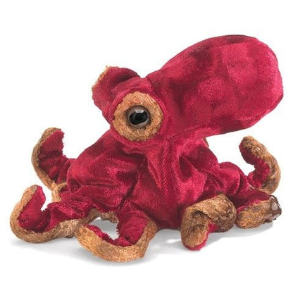 Mini Red Octopus Puppet - TOY - FOLKMANIS