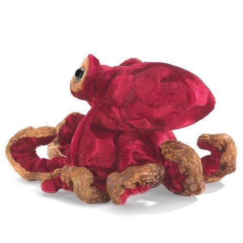 Mini Red Octopus Puppet - TOY - FOLKMANIS
