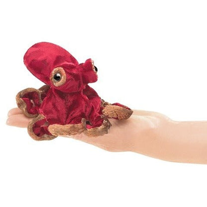 Mini Red Octopus Puppet - TOY - FOLKMANIS