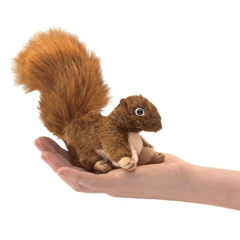 Mini Red Squirrel Puppet - TOY - FOLKMANIS