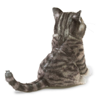 Mini Tabby Cat Gray Puppet - TOY - FOLKMANIS