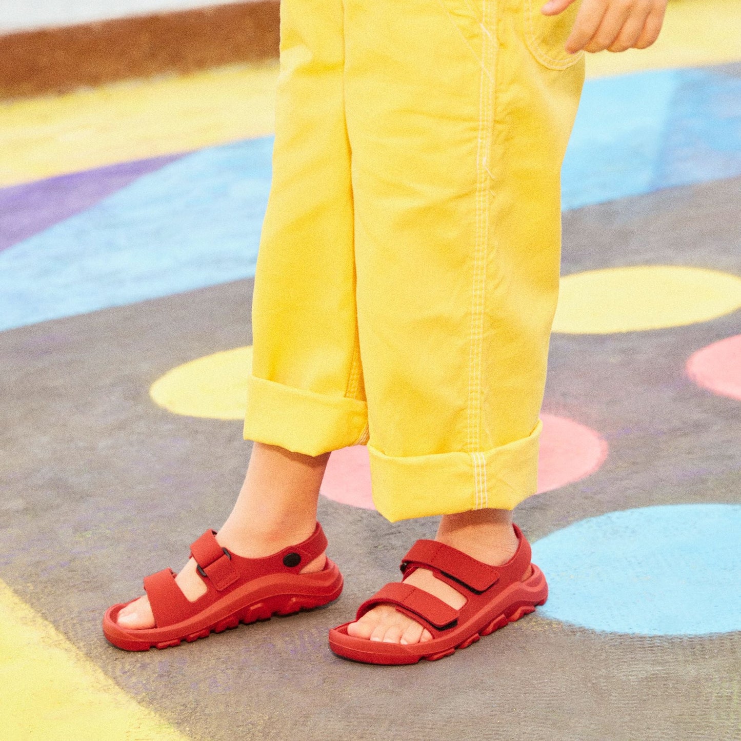 Mogami HL | Kids | Synthetics | Active Red - sandals - Birkenstock