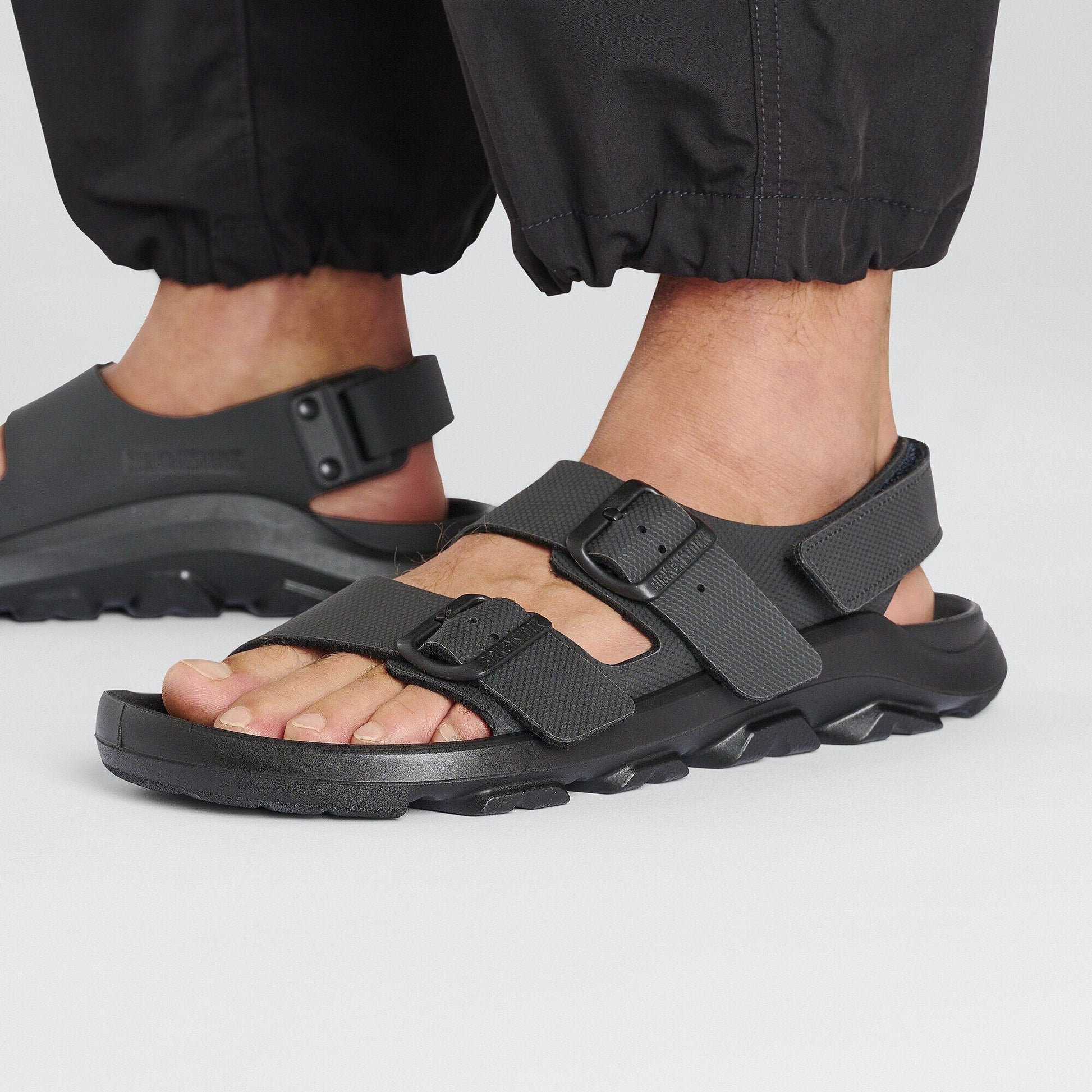 Mogami Terra | Birko - Flor | Black - sandals - Birkenstock