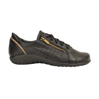 Moko | Leather | Soft Black/Khaki Beige - shoe - Naot