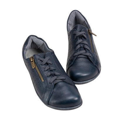 Moko | Leather/Nubuck | Soft Ink/Bark - shoe - Naot