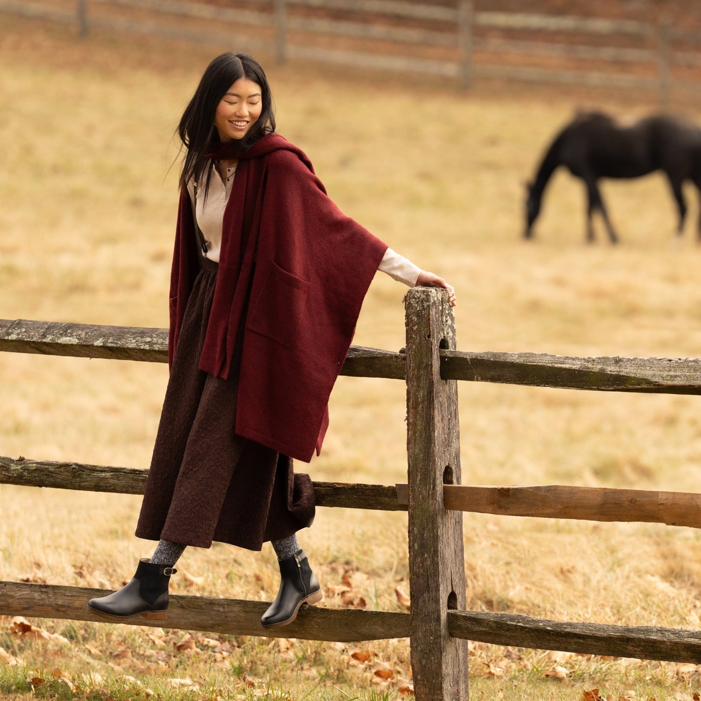 Monique | Burnished Calf | Black - Boot - Dansko