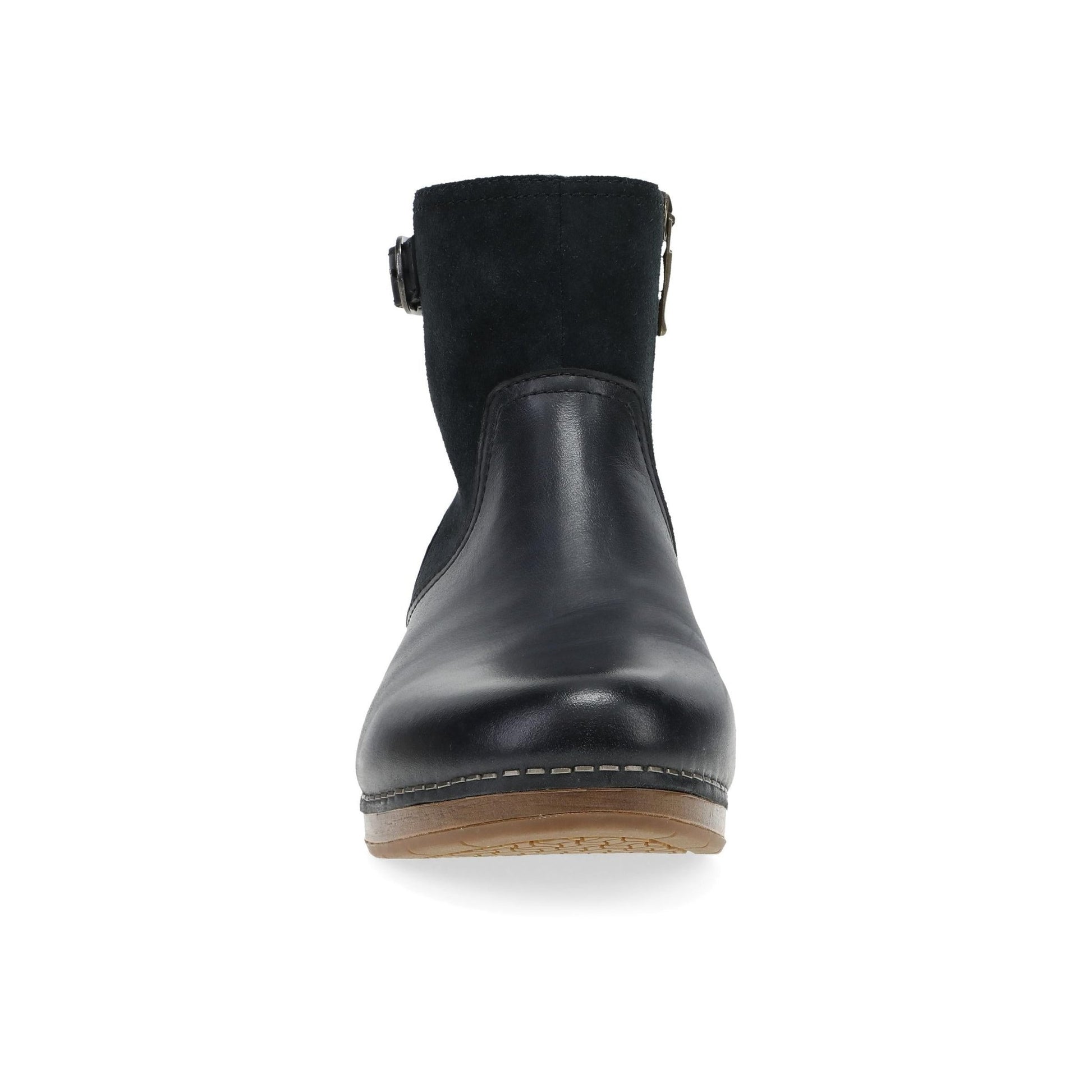 Monique | Burnished Calf | Black - Boot - Dansko