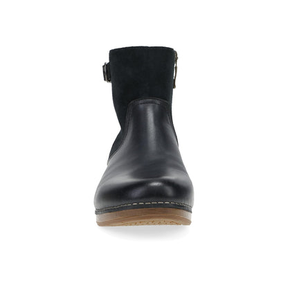 Monique | Burnished Calf | Black - Boot - Dansko