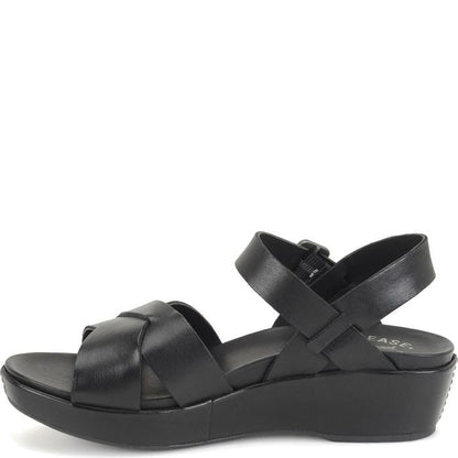 Myrna 2.0 | Leather | Black - Wedge - Kork - Ease