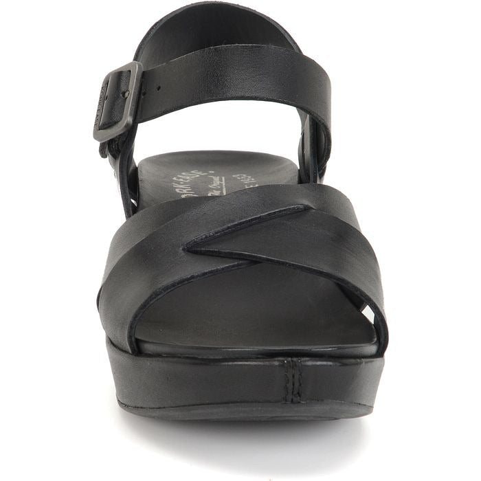 Myrna 2.0 | Leather | Black - Wedge - Kork - Ease