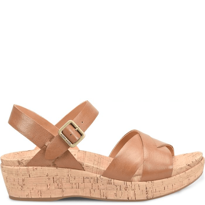 Myrna 2.0 | Metallic Leather | Golden Sand - Sandals - Kork - Ease