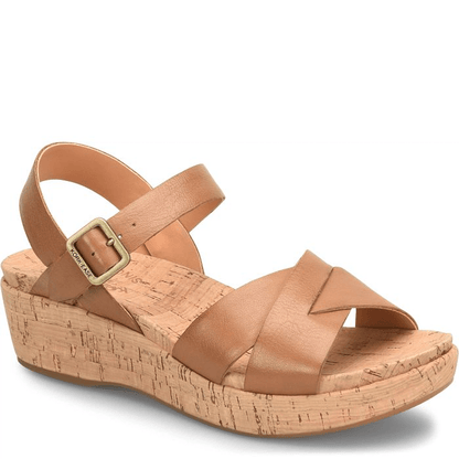 Myrna 2.0 | Metallic Leather | Golden Sand - Sandals - Kork - Ease