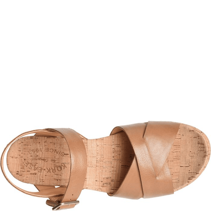 Myrna 2.0 | Metallic Leather | Golden Sand - Sandals - Kork - Ease