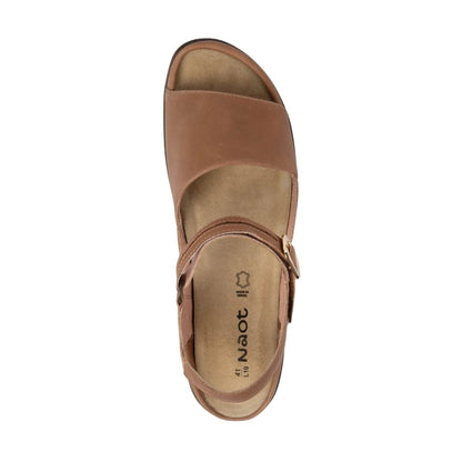 Nagoya | Leather | Latte Brown - sandals - Naot