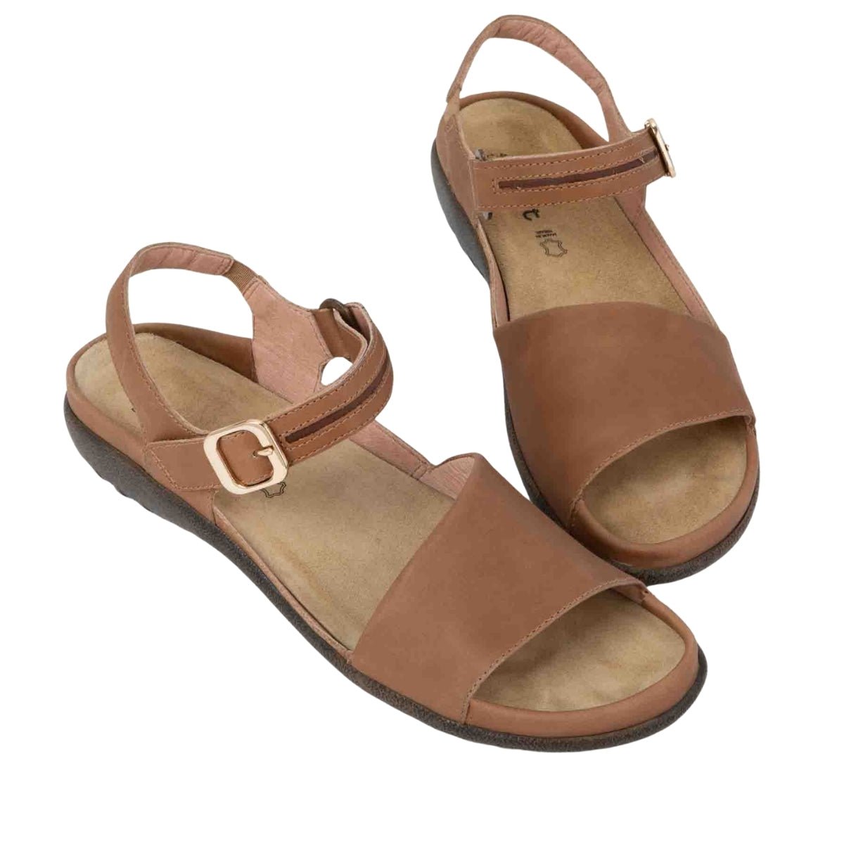 Nagoya | Leather | Latte Brown - sandals - Naot
