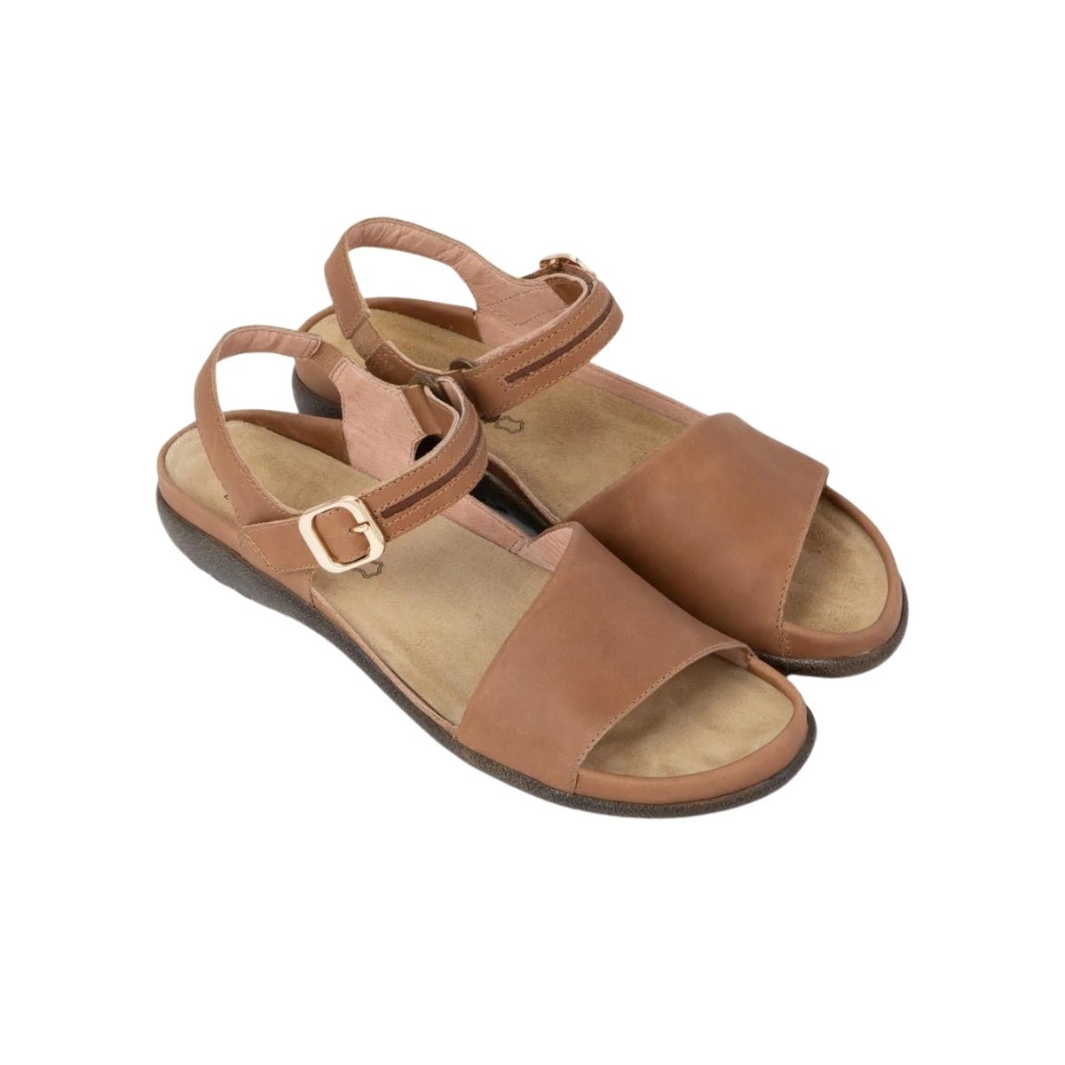 Nagoya | Leather | Latte Brown - sandals - Naot