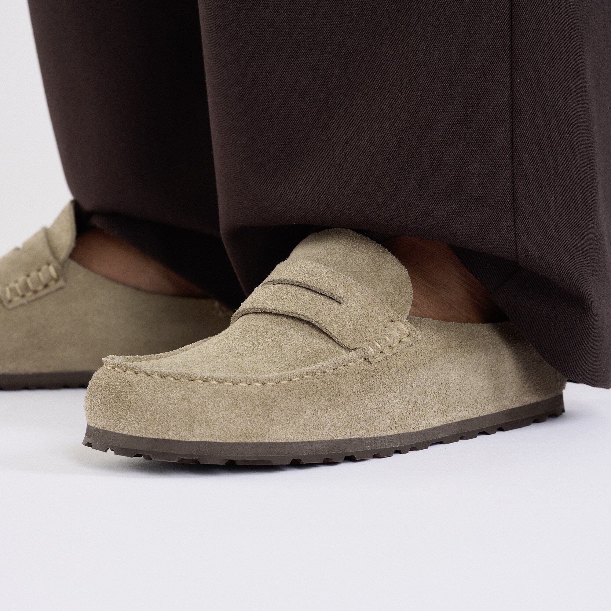 Naples 2.0 Wrapped | Suede | Taupe – Birkenstock Midtown