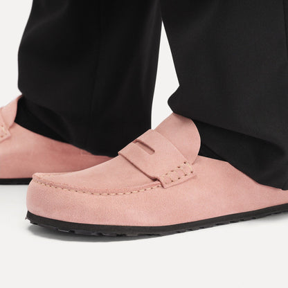 Naples Wrapped | Suede | Pink Clay - Clog - Birkenstock